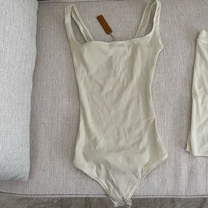 Skims Cotton Rib Bodysuit